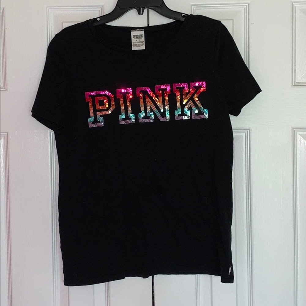 pink sparkly shirt